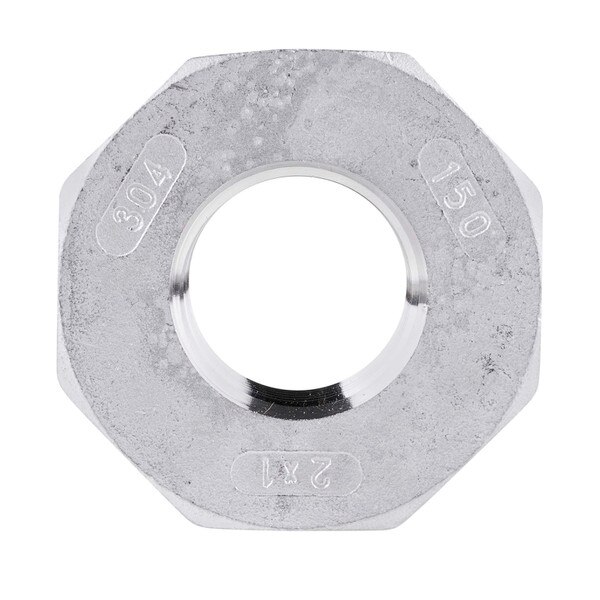 stainless steel reducer bushing 2x1
